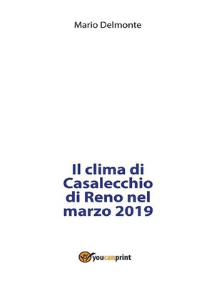 cover image of Il clima di Casalecchio di Reno nel marzo 2019